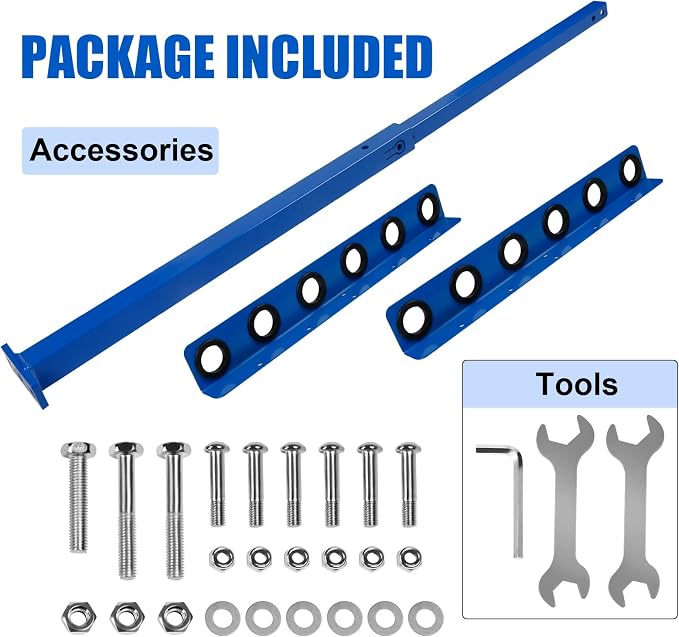 Vertical Hand Rack for Enclosed Landscaping Truck Trailer Garage or Shed Walls - Image 5