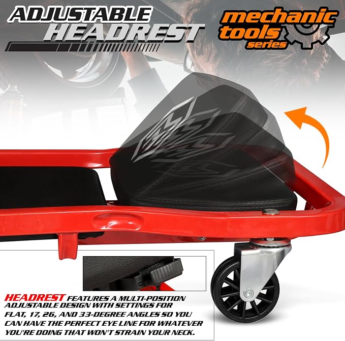 M-AUTO Heavy-Duty Automotive Creeper - Image 4