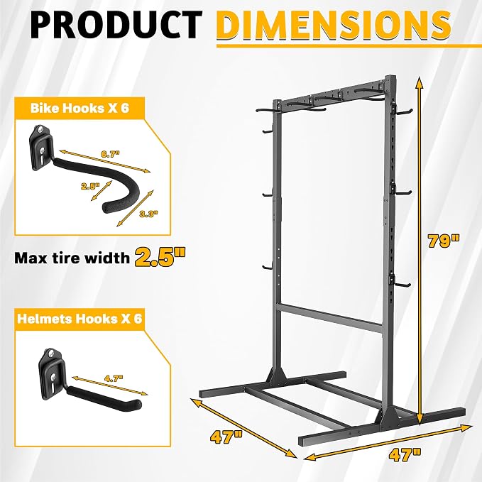 Ultrawall Freestanding Bike Stand, Vertical Bike Storage Stand Rack - Image 2