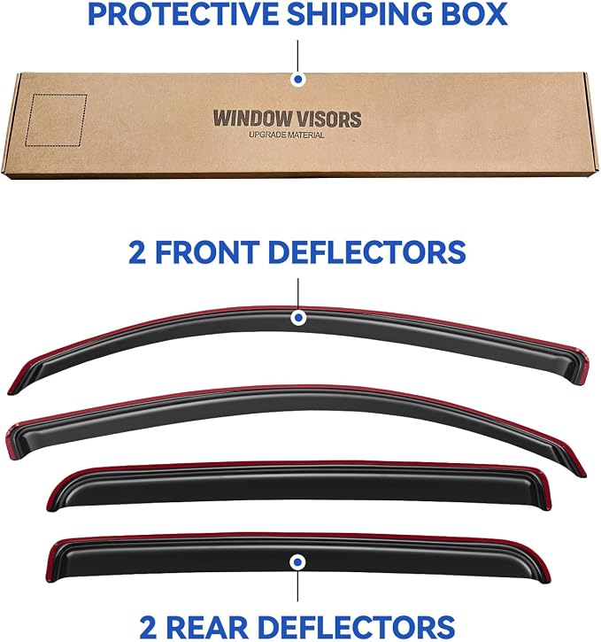 in-Channel Window Visors Rain Guards - Image 6