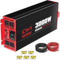 3000 Watts Pure Sine Wave Power Inverter 24V DC to 110V 120V AC Converter by LCYMW