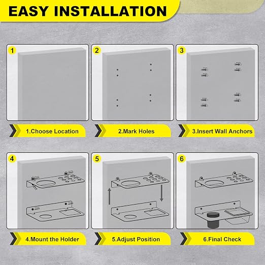 Coolant Funnel Kit Holder Storage Rack Includes 2 Plastic Removable Drip Cups - Image 8