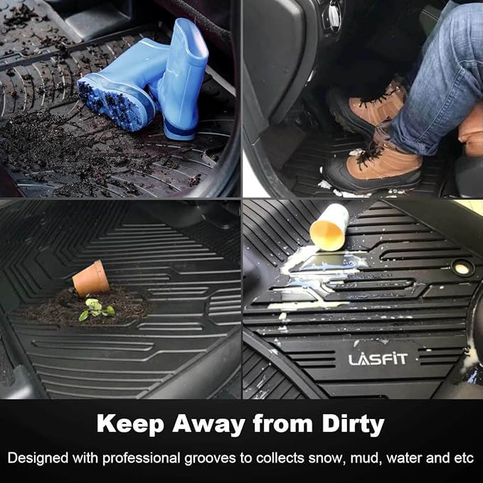 LASFIT Trunk Mat for Jeep Grand Cherokee L 2021-2025 6-Passenger and - Image 9