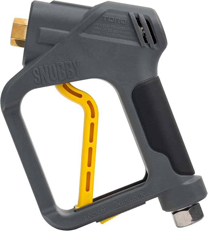 Chemical Guys EQP402 Snubby Pressure Washer Gun, Foam Cannon Attachment by ChemicalGuys