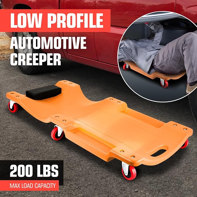 DNA MOTORING 36" L X 17" W x 4.25" H Vehicle Repair Low Profile Automotive - Image 6