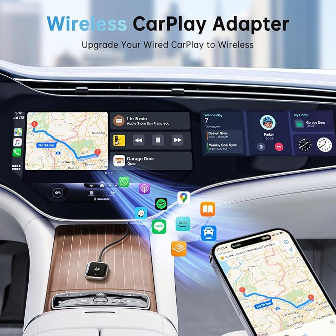 Wireless CarPlay Adapter for Apple CarPlay, Instant Connectivity, Super Mini - Image 2