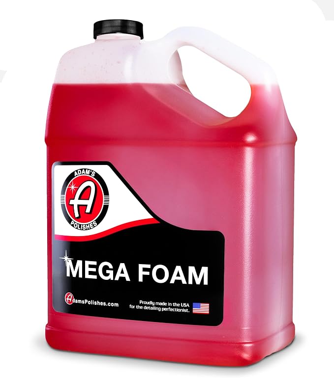Adam’s Mega Foam Car Wash Soap – pH Neutral, Ultra Concentrated by AdamsPolishes