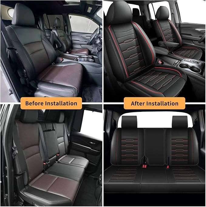 Seat Covers Fit for Honda Ridgeline 2006-2024 2025: Crew Cab 5 Seats Car Seat - Image 7