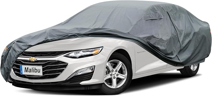 Premium Car Cover Custom Fit Chevrolet Chevy Malibu, 16 Layers Heavy Duty Car by GUNHYI