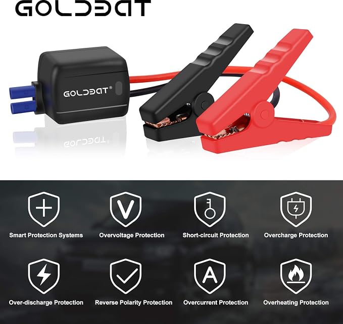 GOLDBAT 700A Peak 12V 8000mAh Car Jump Starter Portable Power Pack Auto Battery - Image 3