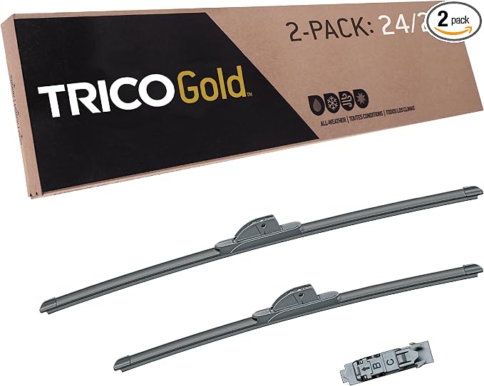 TRICO Gold™ 24 & 20 Inch Pack of 2 Automotive Replacement Windshield Wiper by Trico