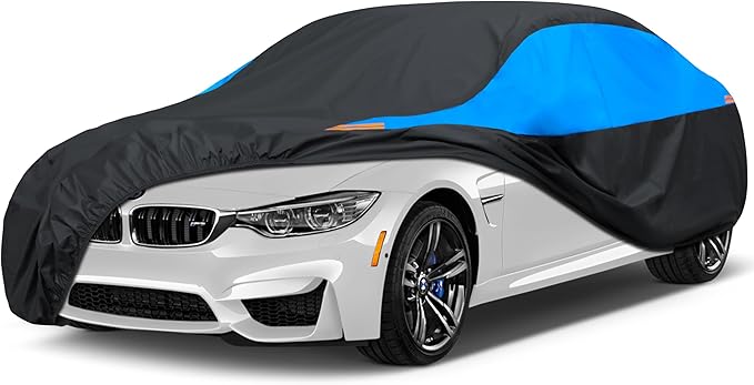 MORNYRAY Waterproof Car Cover All Weather Snowproof UV Protection Windproof by MORNYRAY