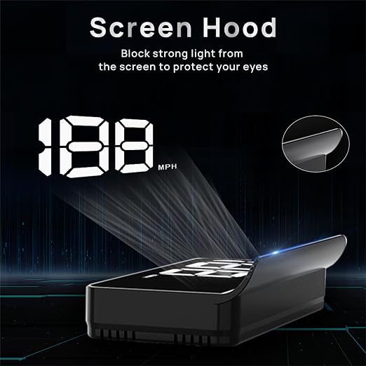 Heads up Display for Cars, Car HUD, Head up Display for Car, Digital GPS HUD - Image 2