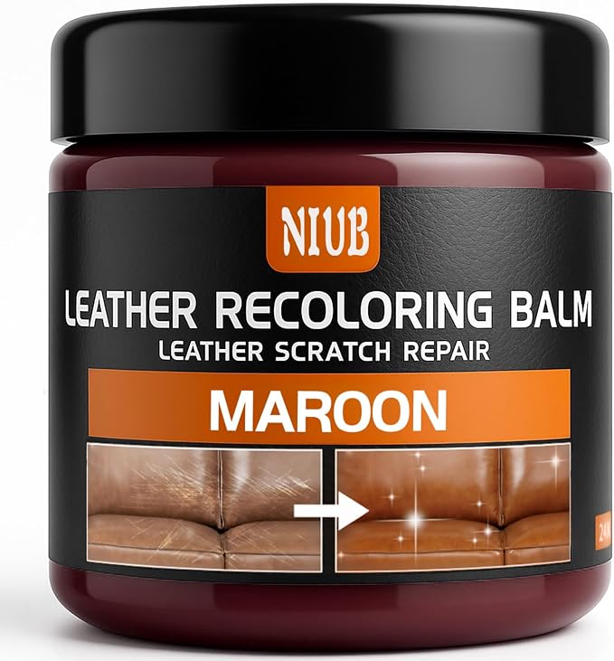 Leather Recoloring Balm Leather Color Restorer Scratch Repair Leather Paint by NIUB