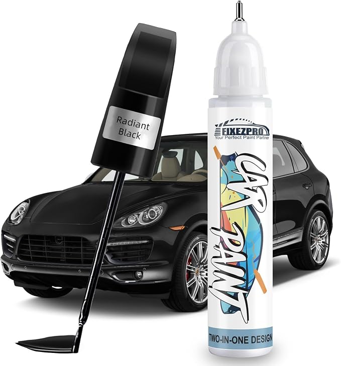Radiant Black Touch Up Paint for Cars, Car Paint Scratch Repair Pen, Color by FIXEZPROCarPaint