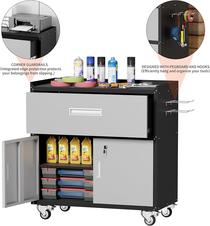 Garage Metal Storage Cabinet for Garage - Image 5