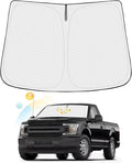 Windshield Sun Shade for 2017-2022 Ford Super Duty F250 F350 F450 F550 Thicken by Canvcle