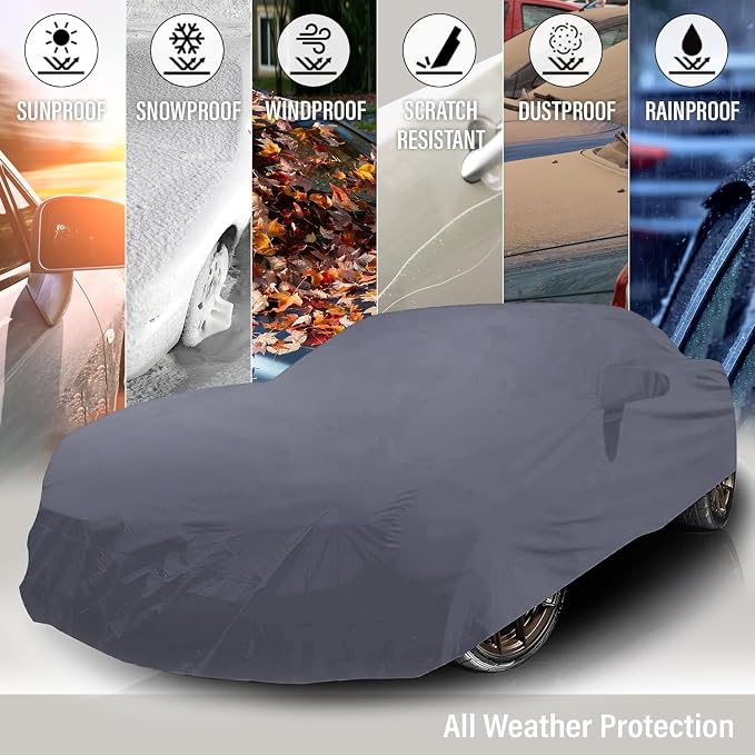 Supreme Full Car Cover – Pontiac Catalina 1966-1970 Station Wagon 4-Door Semi - Image 3