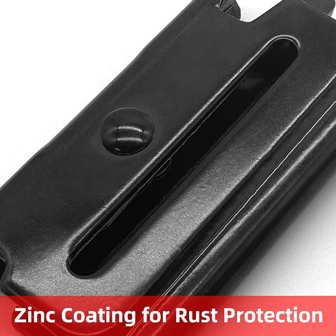 12PCS E Track J Hooks Heavy Duty E Track X Track Steel Hanger, Spring Fitting E - Image 3
