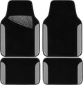 CAR PASS Rainbow Waterproof Universal Fit Faux Leather Car Carpet- Anti-Slip by CARPASS