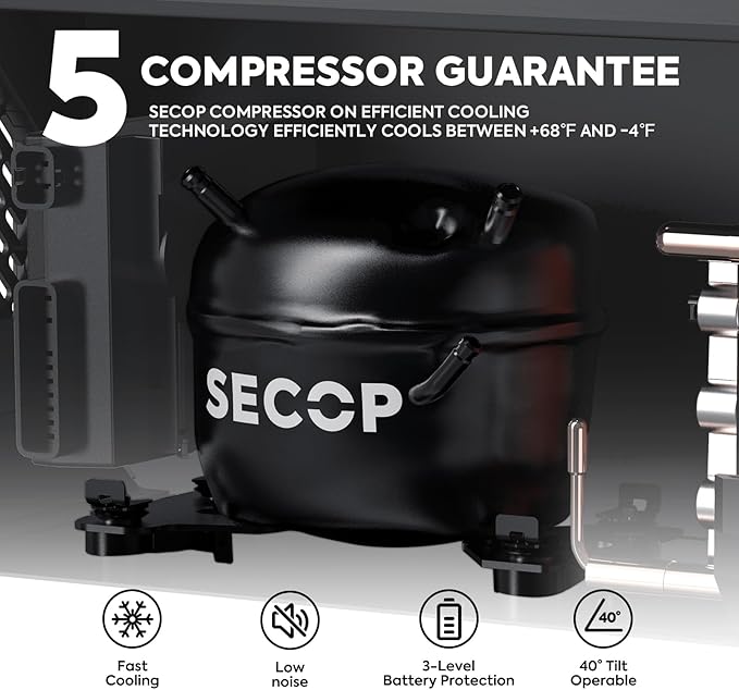 ICECO APL55 Dual Zone Portable Refrigerator Freezer Bluetooth Controlled - Image 4