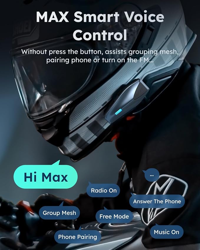 S1 Motorcycle Bluetooth Headset - Image 4