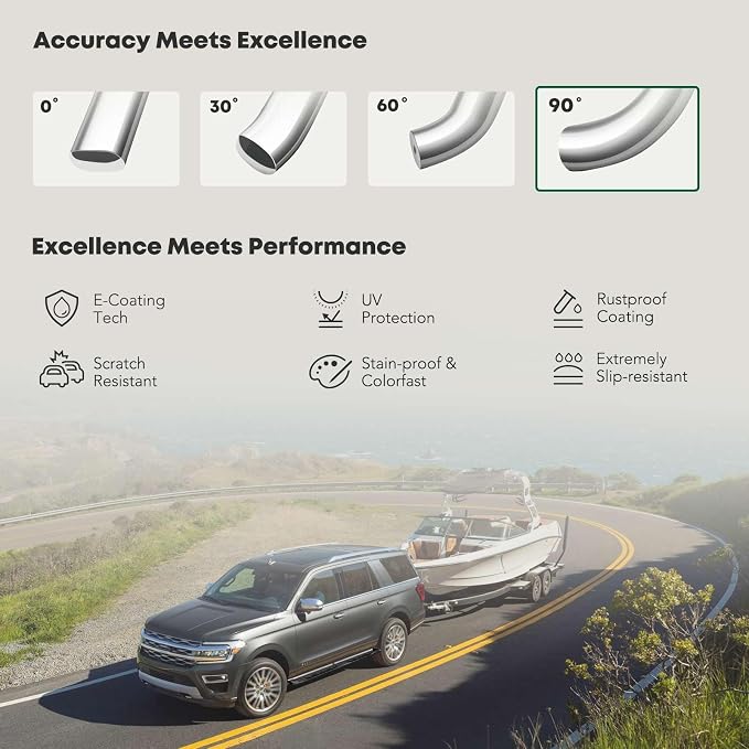 YHTAUTO 4 Inch Running Boards Side Steps Compatible - Image 5