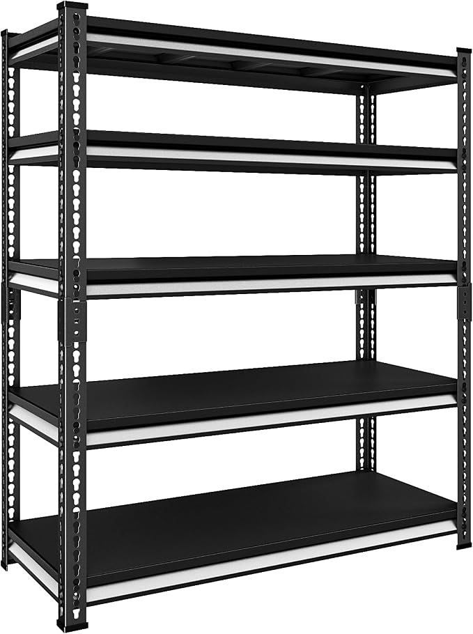 48" W Garage Shelving Heavy Duty, 3000LBS Loads Adjustable Garage Storage - Image 7