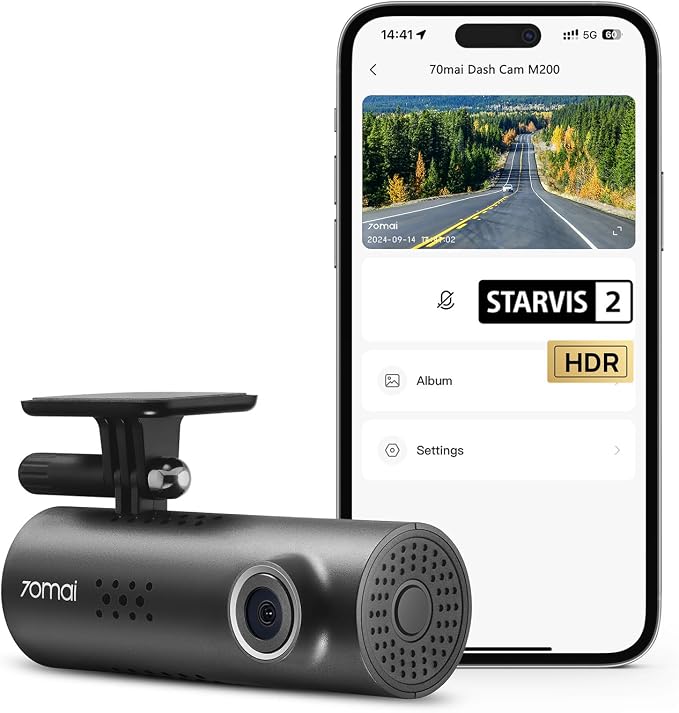 70mai Dash Cam M200, Dash Camera by 70mai