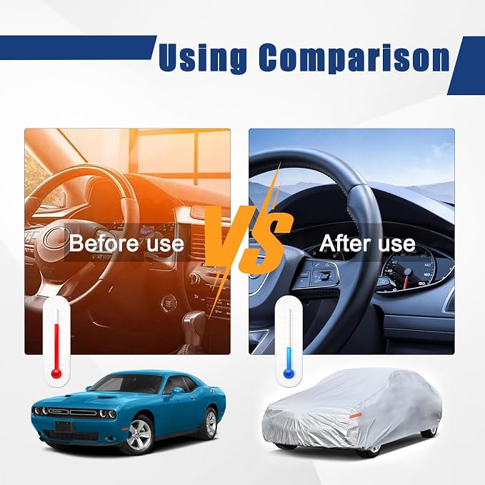 Kayme 6 Layers Car Cover Custom Fit - Image 4