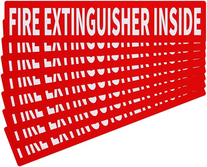 Madrigal Fire Extinguisher Inside Sticker Sign, Weatherproof & UV Protected by Unknown