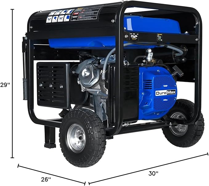 DuroMax XP10000E 10, 000-Watt Gas Powered Portable Generator - Image 10