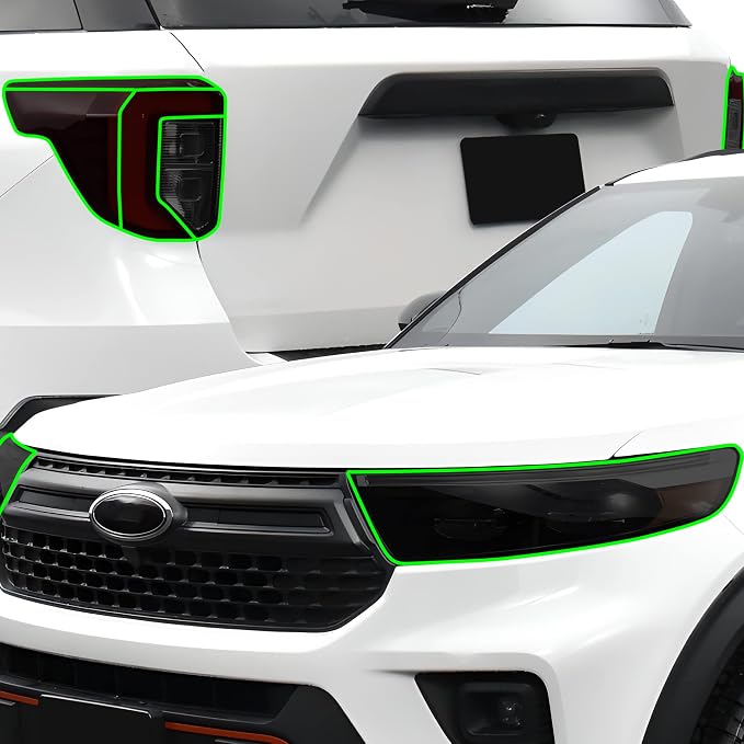 BOGAR TECH DESIGNS Precut Made for Ford Explorer 2020-2024 Full Headlight by BogarTechDesigns
