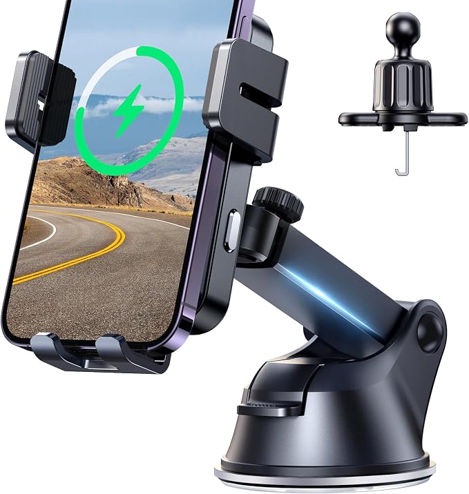 JOYROOM Wireless Car Charger, 15W Qi Fast Charging Car Charger Phone Holder by JOYROOM