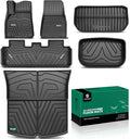 YHTAUTO All Weather Floor Mats Fit Tesla Model Y 2025 2024 2023 2022 2021 2020 by YHTAUTO