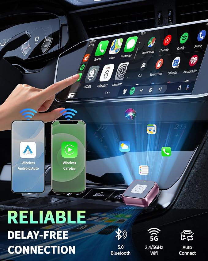 Wireless CarPlay & Android Auto Adapter 1-Inch - Image 3