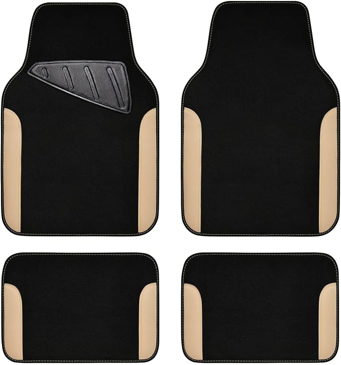 CAR PASS Waterproof Car Floor Mat, Universal Fit Car Mats by CARPASS