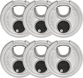 6 Pack ABUS Diskus 20/70 Heavy Duty Stainless Steel Disk Padlock by ABUS