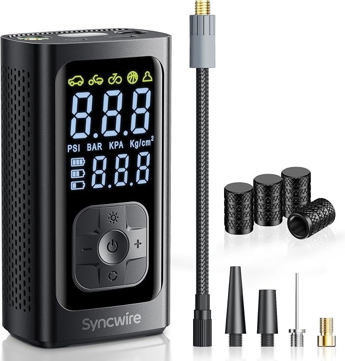 Syncwire Tire Inflator Portable Air Compressor by SYNCWIRE