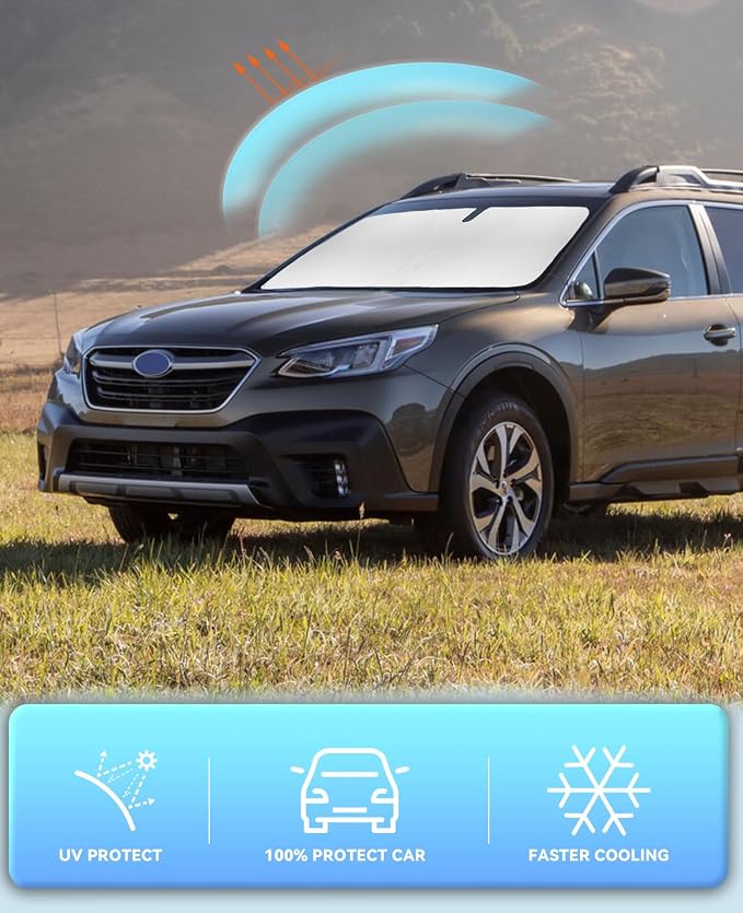 Sun Shade for Subaru Outback 2015-2024 2025 Windshield Sunshade for Outback SUV - Image 5