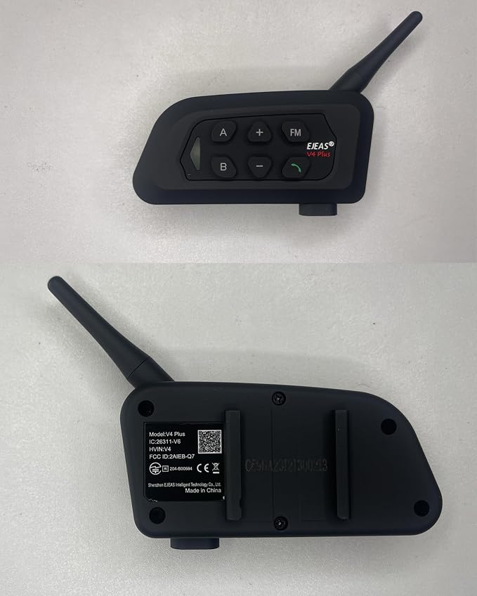 V4 Plus Motorcycle Bluetooth Helmet Intercom Headset, 4 Rides Group - Image 6