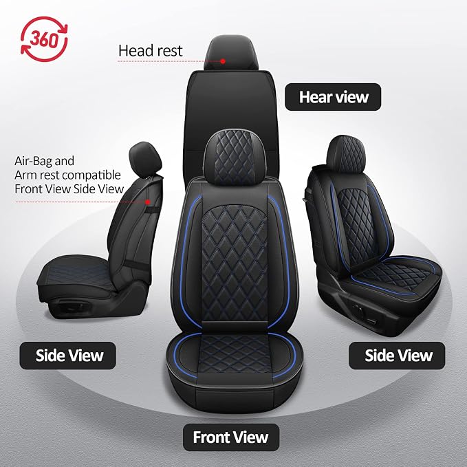 MIROZO Dodge Ram Seat Covers, Waterproof Truck Seat Covers Fits - Image 5