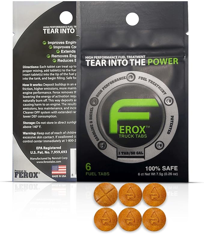 Ferox Fuel Catalyst for Trucks | Heavy-Duty Fuel Treatment for Diesel & Gas | by FeroxFuelTabs