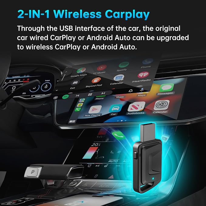 CarPlay Smart Box, Wireless CarPlay Adapter, converts Factory Wired to Wireless - Image 3