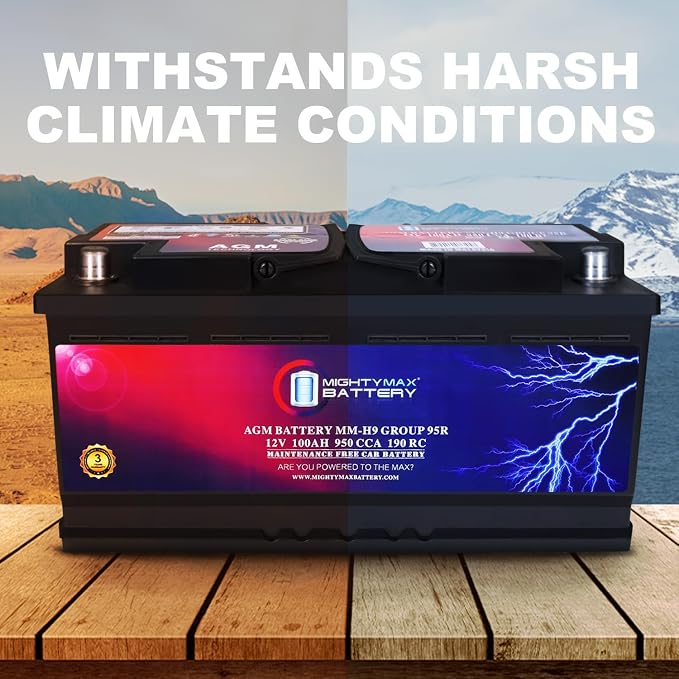 Mighty Max Battery MM-H9 Start and Stop Car BCI Group 95R 12V 100AH, 950CCA - Image 5