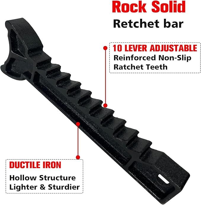 Jack Stands 3 Ton, 11.22"-16.54" Adjustable - Image 4