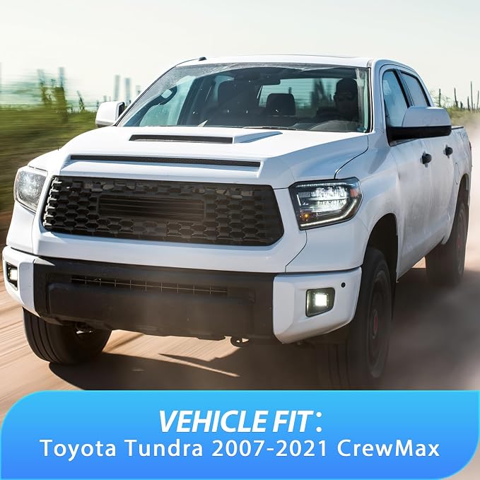 Nilight in-Channel Rain Guards for Toyota Tundra Crew Max 2007 2008 2009 2010 - Image 5