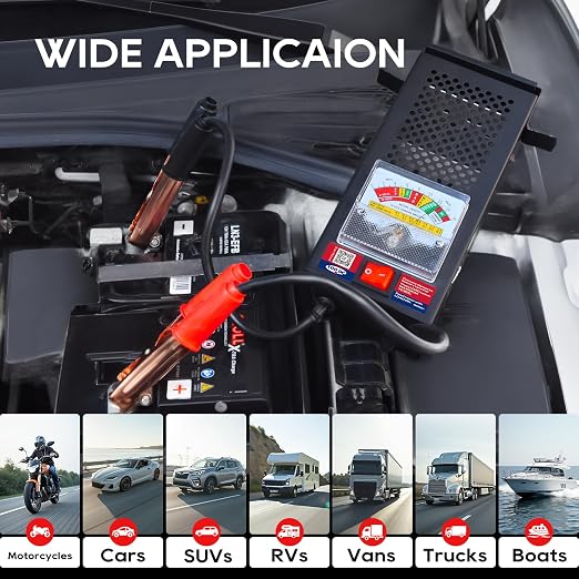 TOPDC Car Battery Tester, Battery Load Tester 100-1000 CCA, Automotive Battery - Image 6