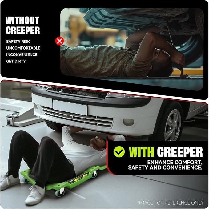 Auto Dynasty 40 Inches Mechanic Creeper, Automotive Garage Repair Low Profile - Image 6