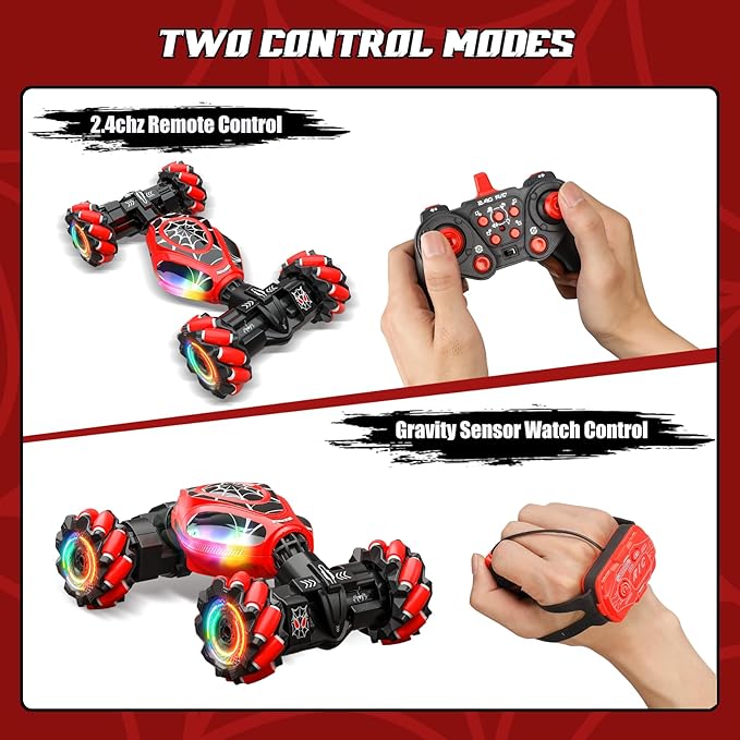 Spider Remote Control Car Gesture Sensing Hand Controlled Stunt Car, 4WD Drift - Image 6